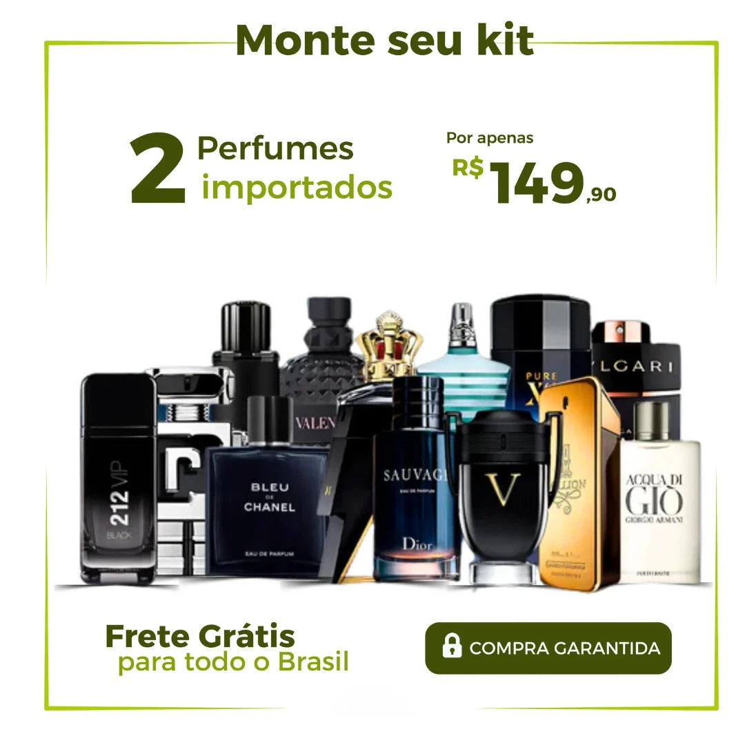 Monte Seu Kit - 2 Perfumes Masculinos [100mL]
